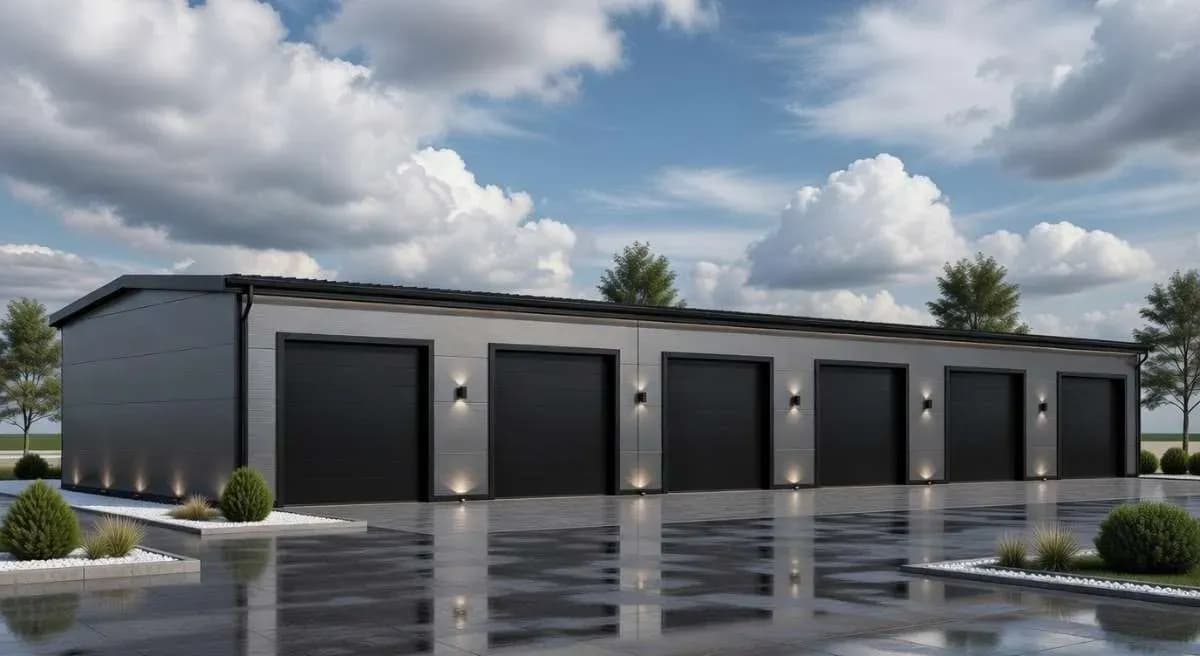 DELTACON Stahlhalle Garage Werkstatt 10 x 30 x 4/ 4,70 m / Gewährleistung 5 Jahre !