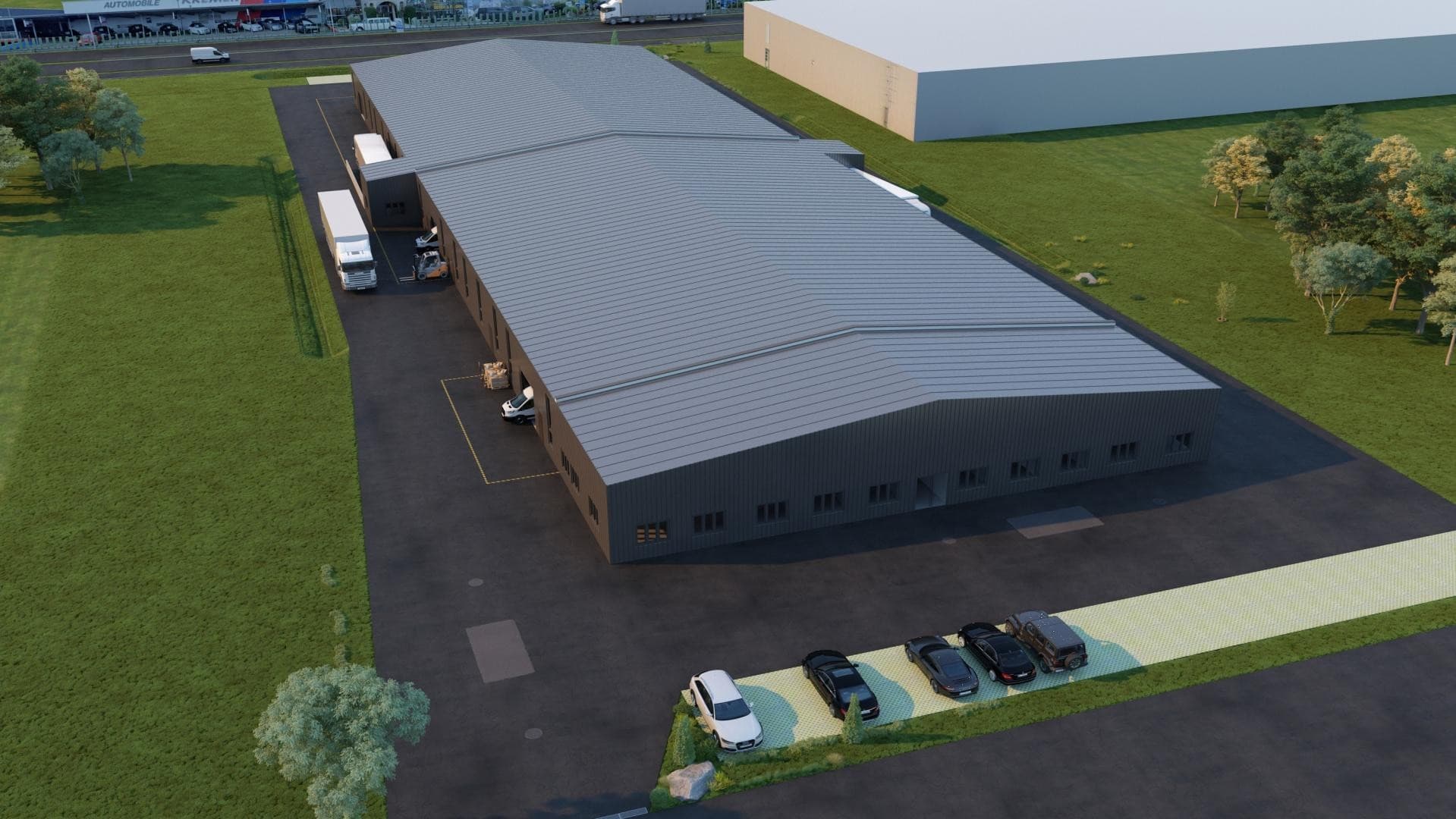 GrundstĂŒck mit B Widmung- wir bauen Ihre Wunschhalle auch fĂŒr LOGISTIKER - Bild 1