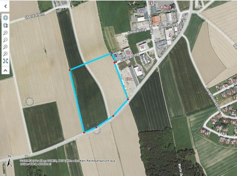 Grundstück mit B Widmung Alle Gewerbe möglich bis zu 50.000 m² möglich - Bild 1