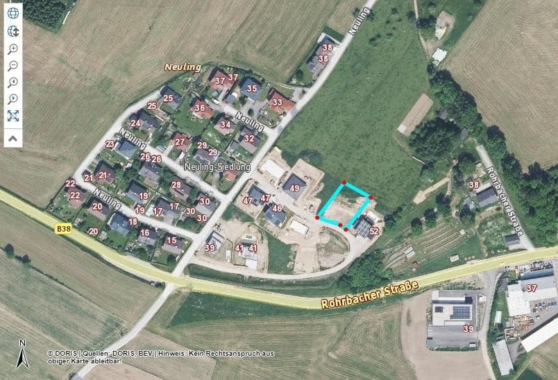 Grundstück in neuer Siedlung NEULING !!! inkl. Plan baugenehmigtem Doppelhaus - Bild 1