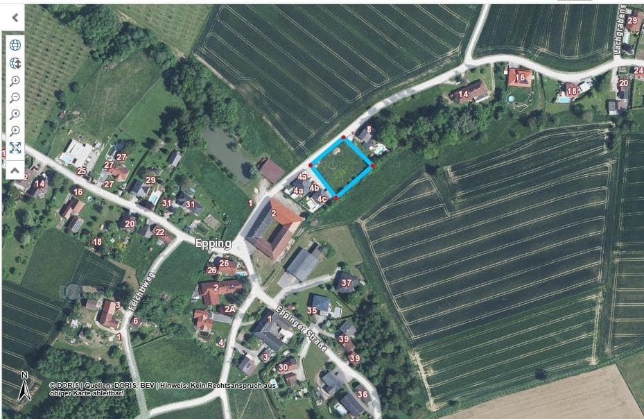 Grundstück mit Dorfgebietswidmung in EPPING -auch teilbar 3 Wohneinheiten pro Parzelle möglich - Bild 1