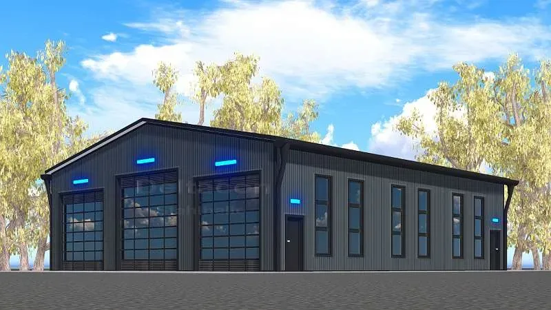 DELTACON Stahlhalle Büro Werkstatt 14 x 17 x 4,5/ 6,00 m / Gewährleistung 5 Jahre !
