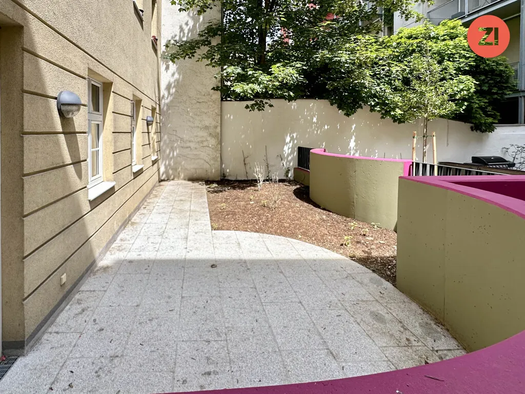 Generalsaniert 1- Zimmer Wohnung mit Terrasse und Garten zum Innenhof im Linzer Zentrum
