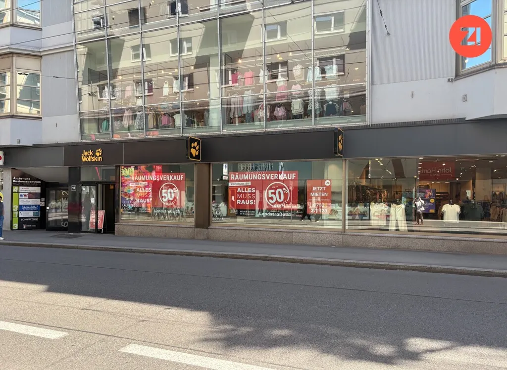Top-Frequenzlage: Repräsentatives 224 m² Geschäftslokal an der Mozartstraße / Landstraße