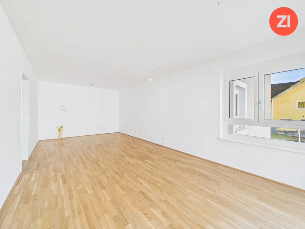 Geförderte 3-Zimmer-Wohnung mit Tiefgaragenparkplatz & Balkon in Gallspach. Erstbezug!