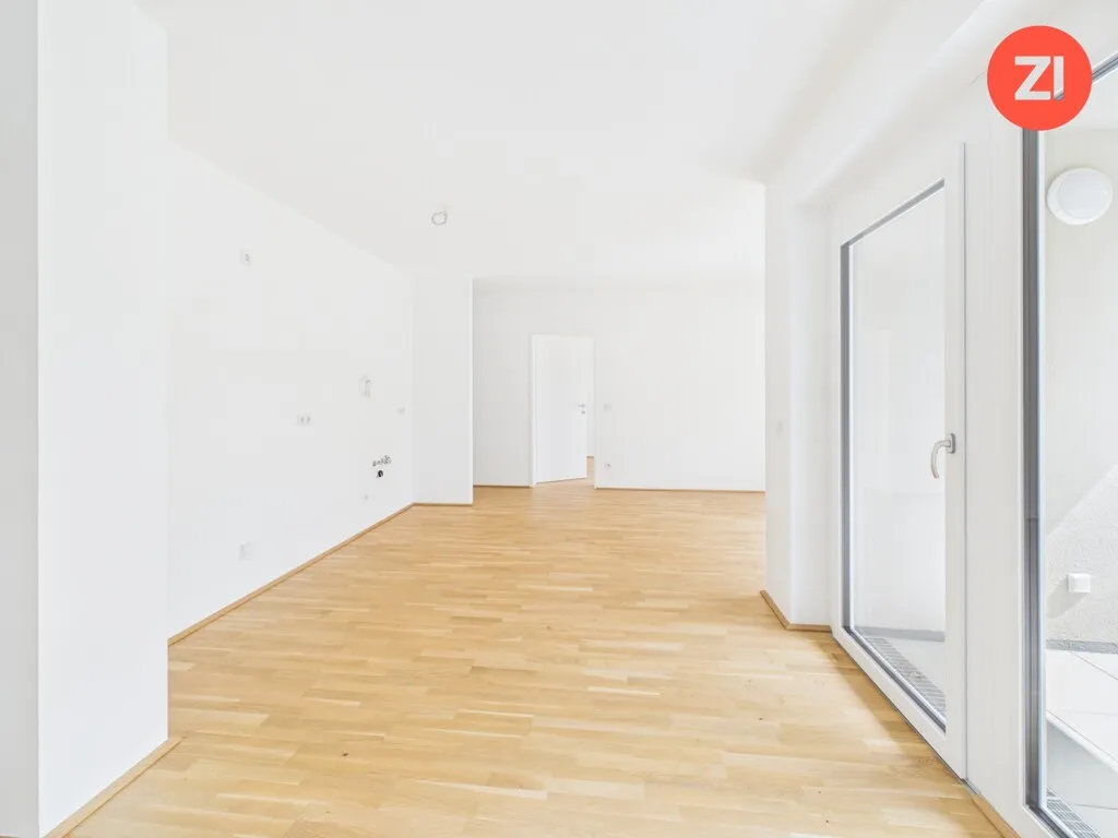 Geförderte 3-Zimmer-Wohnung mit Tiefgaragenparkplatz und Loggia in Gallspach. Erstbezug!